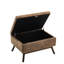 Table basse carrée de style Mid-Century avec structure en bois massif et fonction de rangement multifonctionnelle en mousse haute densité-52984678-52984677