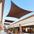 Colourtree Sun Shade Sail Rectangle Canopy Fabric Cloth Screen, Water Permeable & UV Block UPF50-54246439-90741920