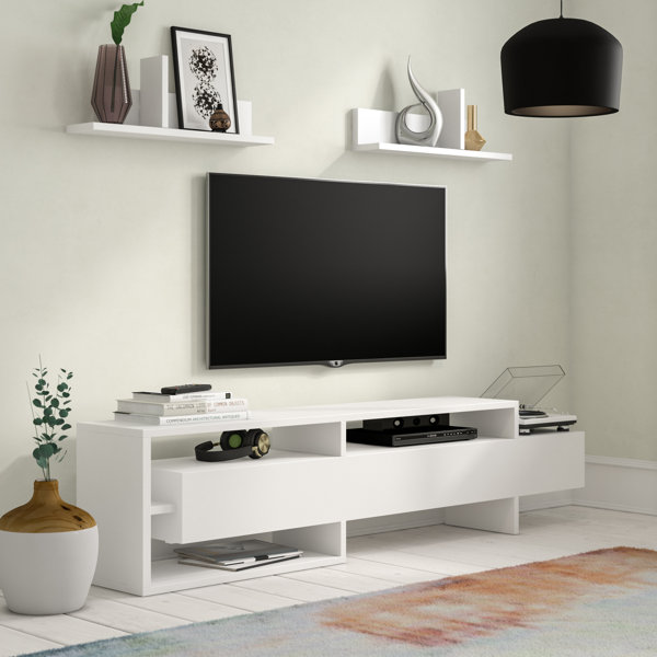 Metro Lane Calhoun Modern TV Stand for TVs Up to 50 Inches Stylish ...