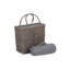 Wicker Chiller Basket & Picnic Blanket