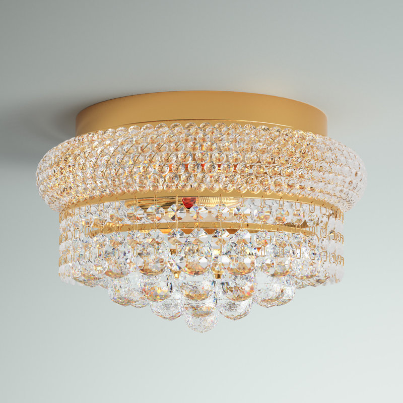 Hallsburg Flush Mount, Gold, Royal Cut