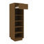 Union 5 Pair Solid Wood Shoe Storage Cabinet-1080726606