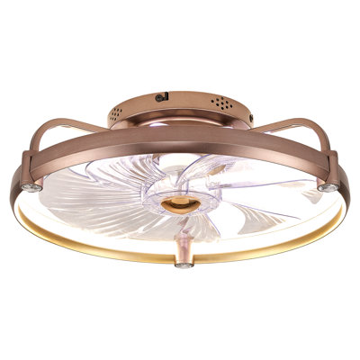 Ventilateur de plafond intelligent 17,7 po avec lumières DEL Maevery