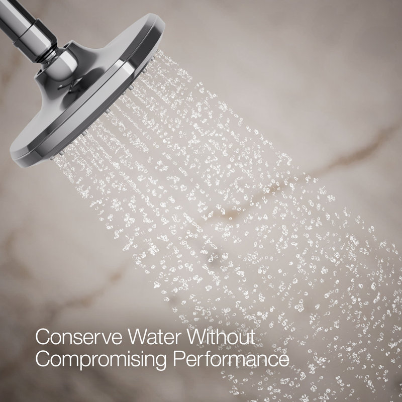 Occasion Full/Standard Fixed Shower Head, Polished Chrome, 1.75 GPM