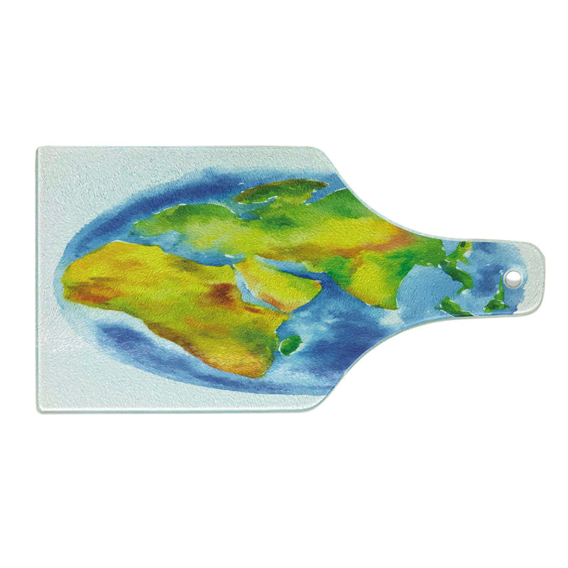 Planche à découper en verre trempé Ambesonne