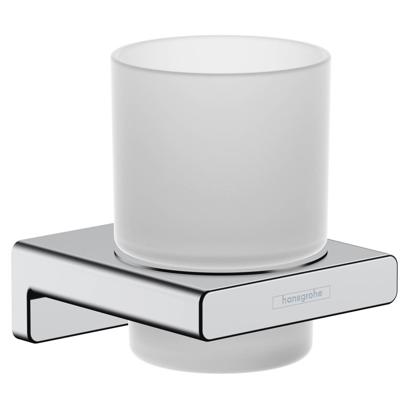 Hansgrohe AddStoris Toothbrush Tumbler, Chrome