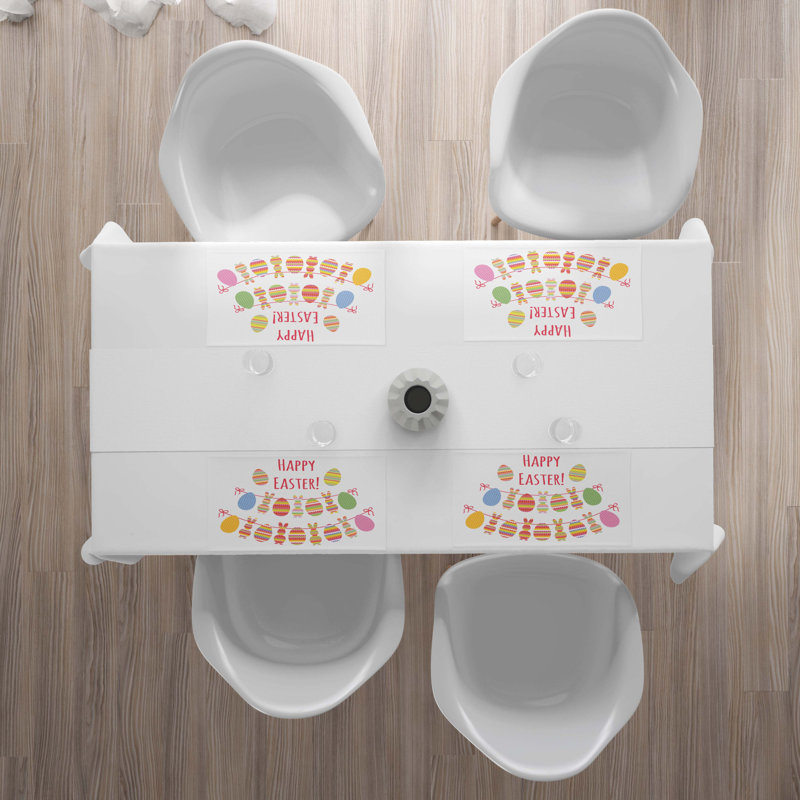 Polyester Text Rectangle Placemat
