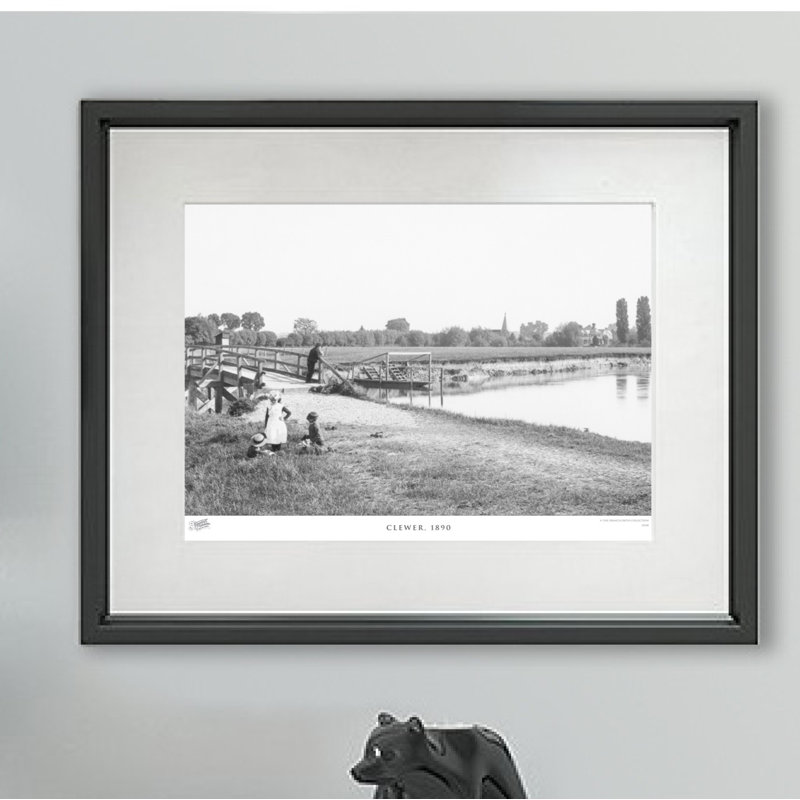 Clewer, 1890 - Single Picture Frame Print, 60cm H X 80cm W x 2cm D