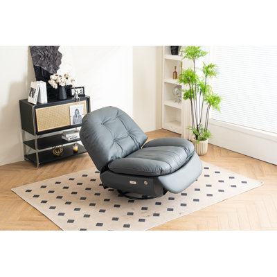 Halmstea Faux Leather Power Recliner