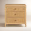 Carmen Three Drawer Nightstand-1531404284