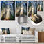 «God Rays Sunshine Through The Trees», impression d'art mural séquoia-1041077689-1041077691