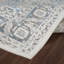 Efes Power Loom Polyester Geometric Area Rug in Gray/Light Gray-132082773