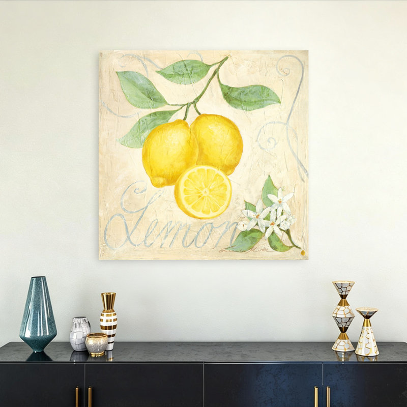Art mural abstrait et floral, 32" H x 32" W