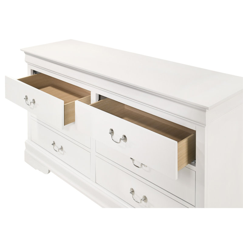 Commode Louisphillipe G02175-D, Blanc