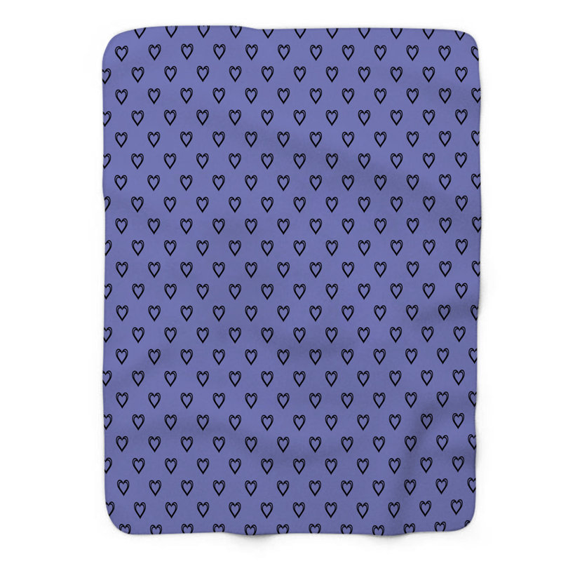 Couleurs douces - couverture en sherpa de qualité supérieure 1 pièce, Lit simple