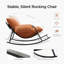 Chaise berçante surdimensionnée Ember, mandarine