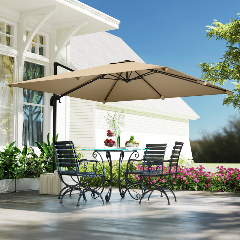 295cm Cantilever Parasol, Beige