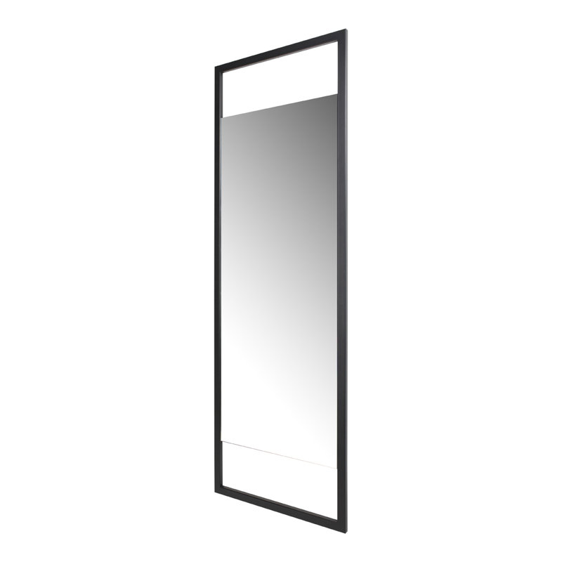 LUMA Steel Rectangle Mirror, Black
