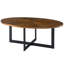 Table basse en placage de bois massif avec structure en métal Wexford Collection Val-1768146432