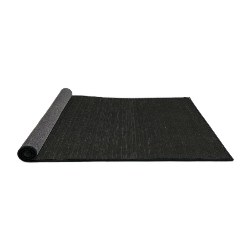 Tapis contemporain noir, Carré 8 pi