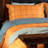 Polyester Satin Plaid Duvet Cover