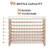 Dursum Wine Bottle & Glass Rack Beige
