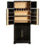 Grand garde-manger de style campagnard de 78,2 po avec 8 tablettes de porte, armoire de rangement avec 4 tablettes réglables, tiroir caché, support à vin, armoire polyvalente pour la cuisine, la salle à manger et la salle de bain-129225955