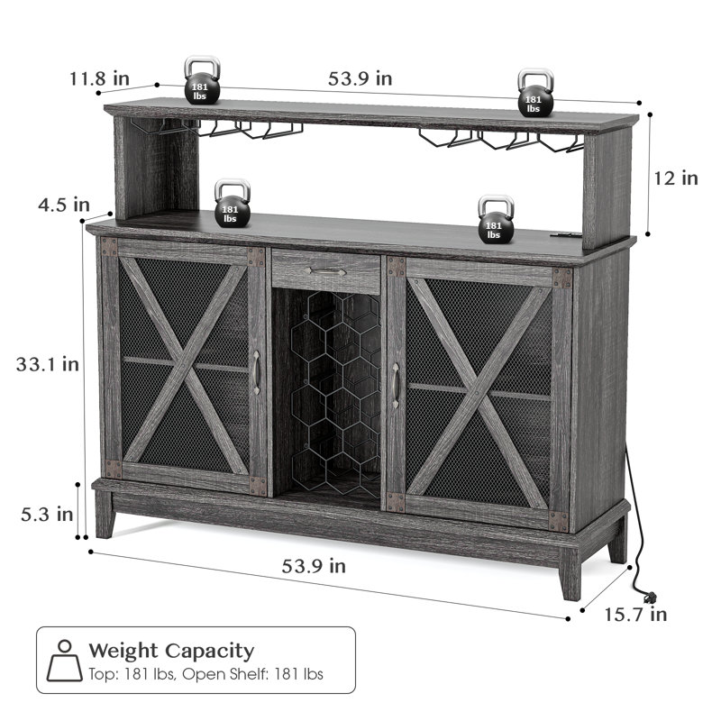 Miabelle 53.9'' Wine Bar