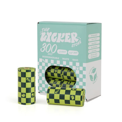Sacs à crotte pour chien non parfumés et non parfumés The Licker Store