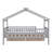 Twin Size Wooden House Bed With Two Drawers