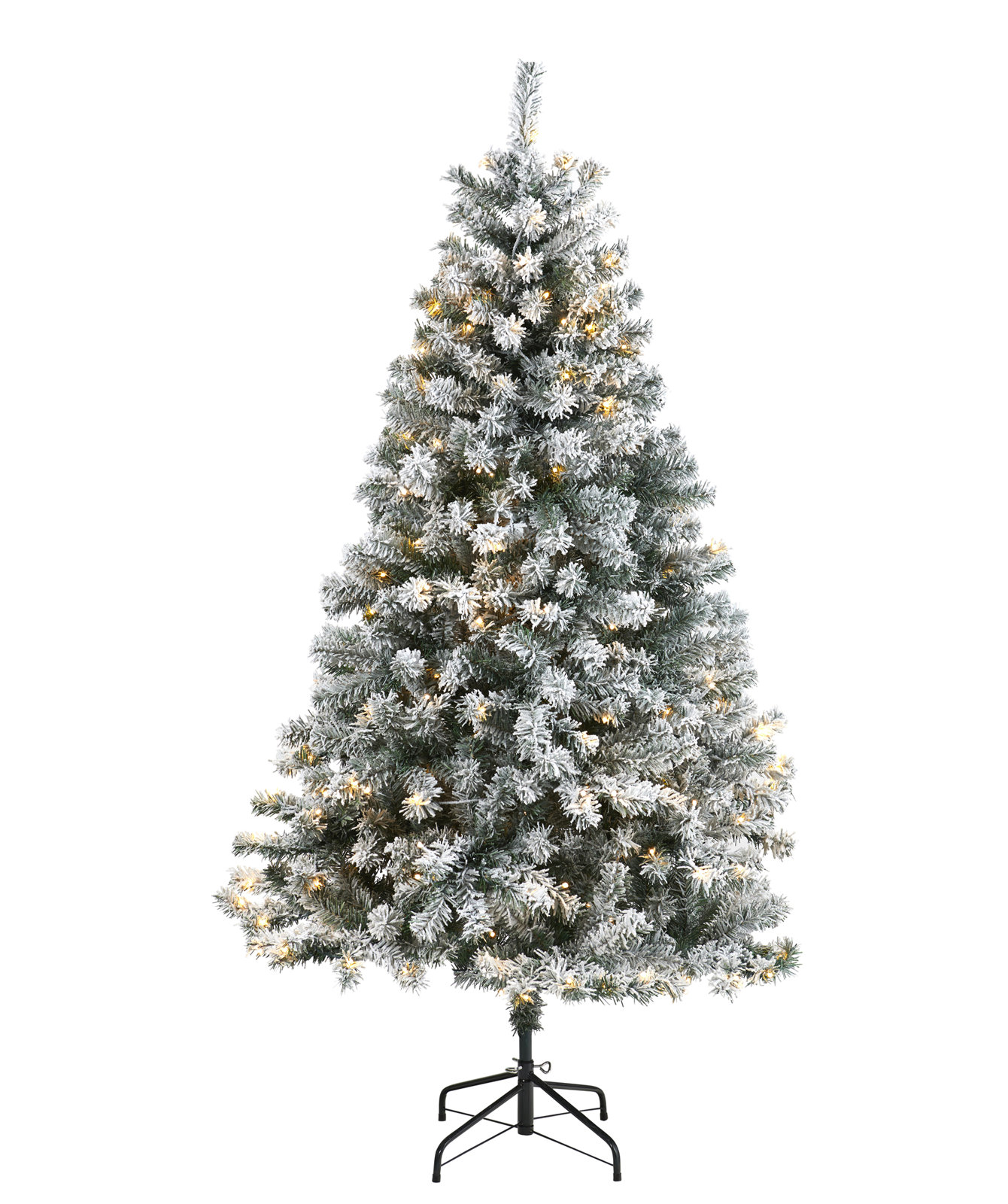 Lighted Artificial Christmas Tree, 7' H