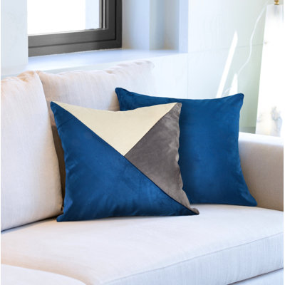 Alabama Geometric Square Throw Pillow Cover