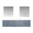 Geneva 80" Wall-Mounted Double Bathroom Vanity Set with Mirror-1022630153-969405875
