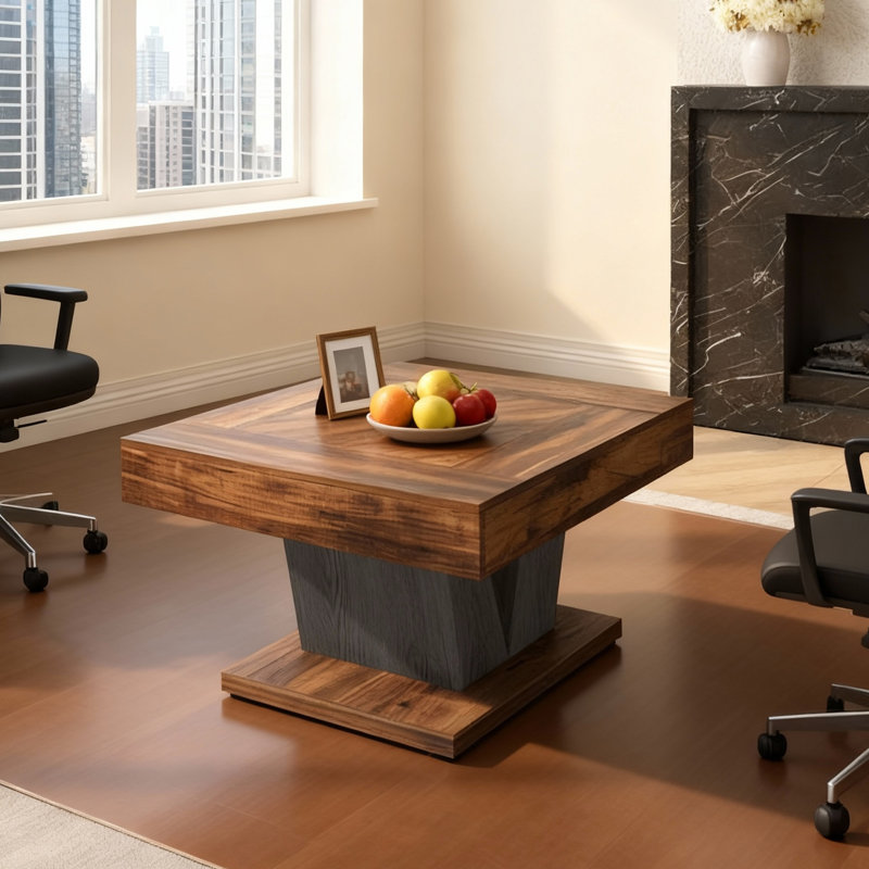 Table basse 31,49 po Rustic Square