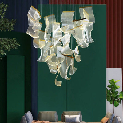 Flamy, lustre moderne de luxe à DEL