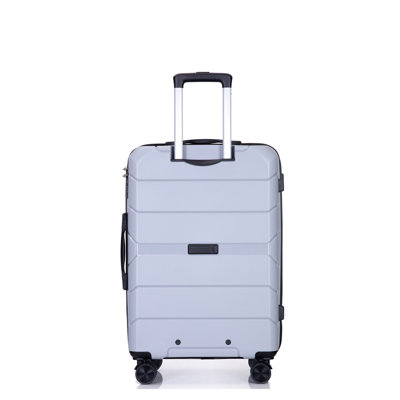 Ensemble de 3 valises à roulettes en plastique Hardshell