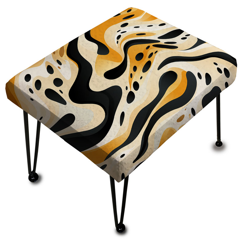 Ravelo - Animal Print Rectangle Ottoman