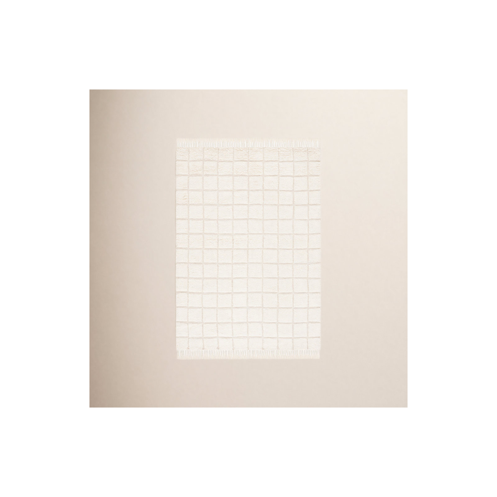Handmade Ivory Rug, Rectangle 8' x 10'