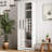Expandable Pull - Out, Multi Tier 5 Layer Kitchen Pantry, Cabinet, Glass Doors Shelf,