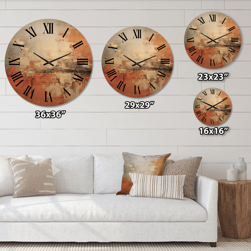 Horloge murale Valerine, Moyenne