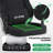 SITMOD Adjustable Reclining Ergonomic Swiveling PC & Racing Game Chair with Footrest in Black
