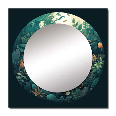 Noornabi - Christianism Square Living Room Wall Mirror Art