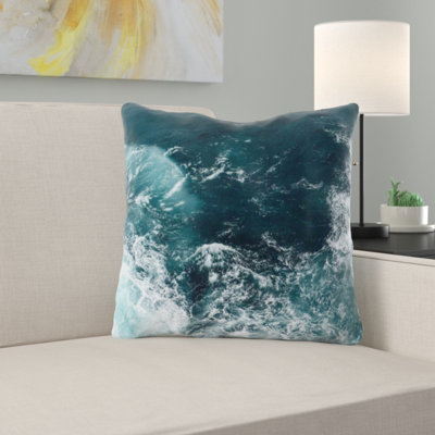 Water Throw Pillow