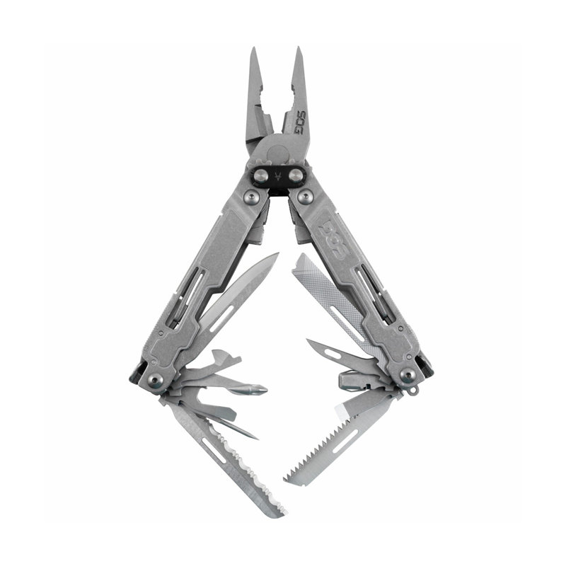 SOG Power Access Deluxe Stainless Steel 21 Tool Multi Tool with Nylon Sheath