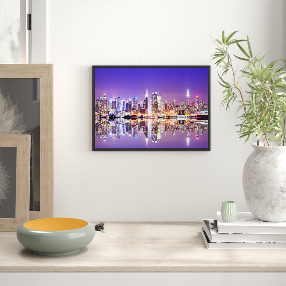 Manhattan Skyline Gerahmter Fotokunstdruck