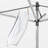 Brabantia Lift-O-Matic Outdoor Clothesline 197 Feet (60m) of Drying Space, with Metal Ground Spike and Protective Cover