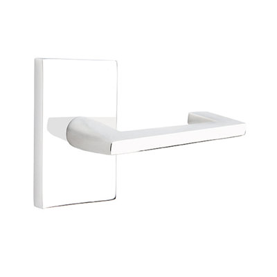 Argos Flat Double Dummy Door Lever with Rectangle Rosette