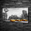 Taxis New York - No Frame Print on Canvas-421865329-421865328