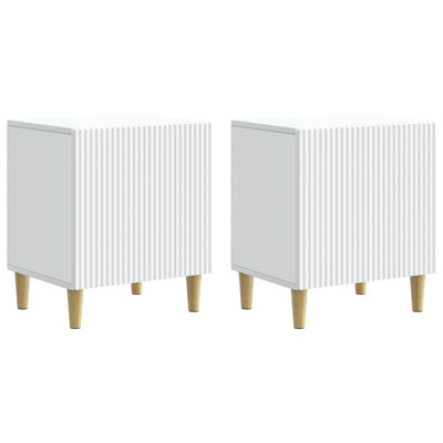 43cm W Manufactured Wood Bedside Table
