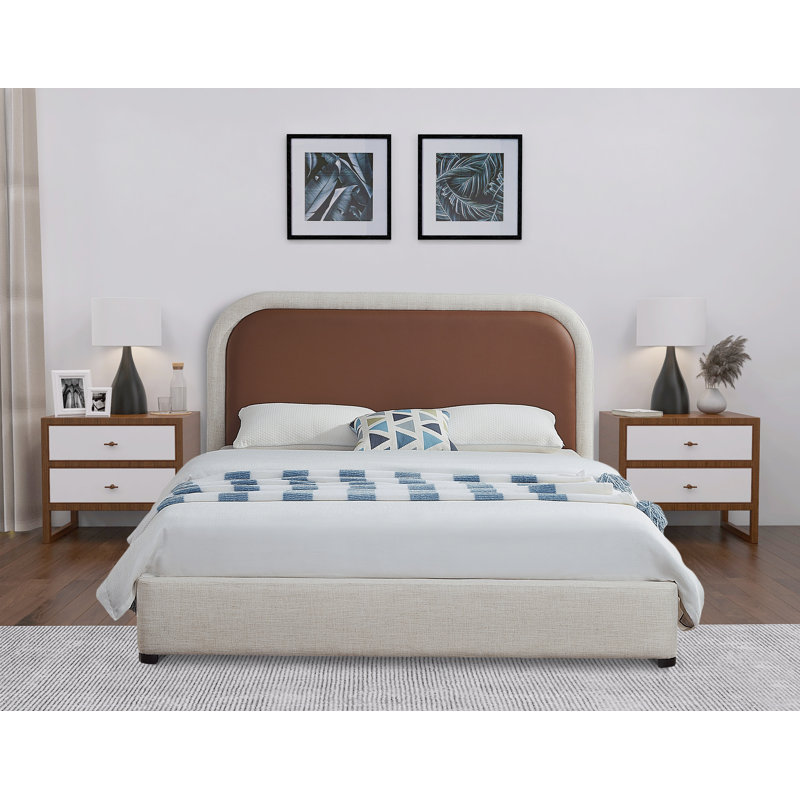 Blake Upholstered Platform Bed, King